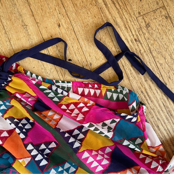 Maeve Multicolor Geometric Dress Anthropologie - Picture 11 of 11